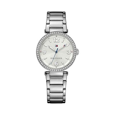 Ladies stainless steel bracelet 'Lynn' watch with crystal bazel 1781589